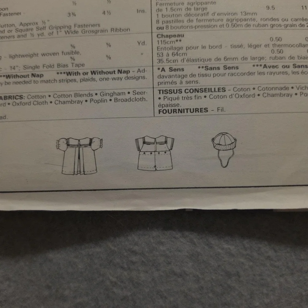 Mc Calls PATTERN #2348 SOFT-SCULPTURED DOLLS CLOTHING - 16